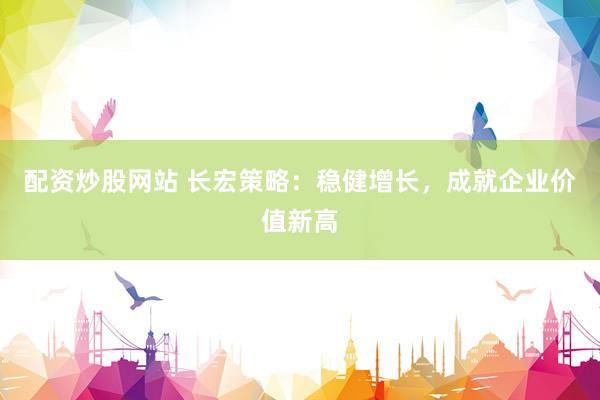 配资炒股网站 长宏策略：稳健增长，成就企业价值新高
