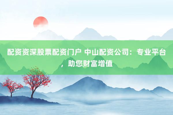 配资资深股票配资门户 中山配资公司：专业平台，助您财富增值
